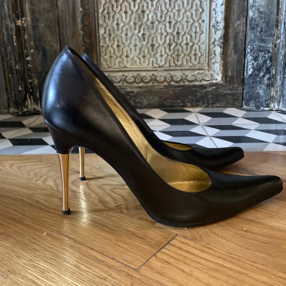Dolce & Gabbana rare gold stilettos